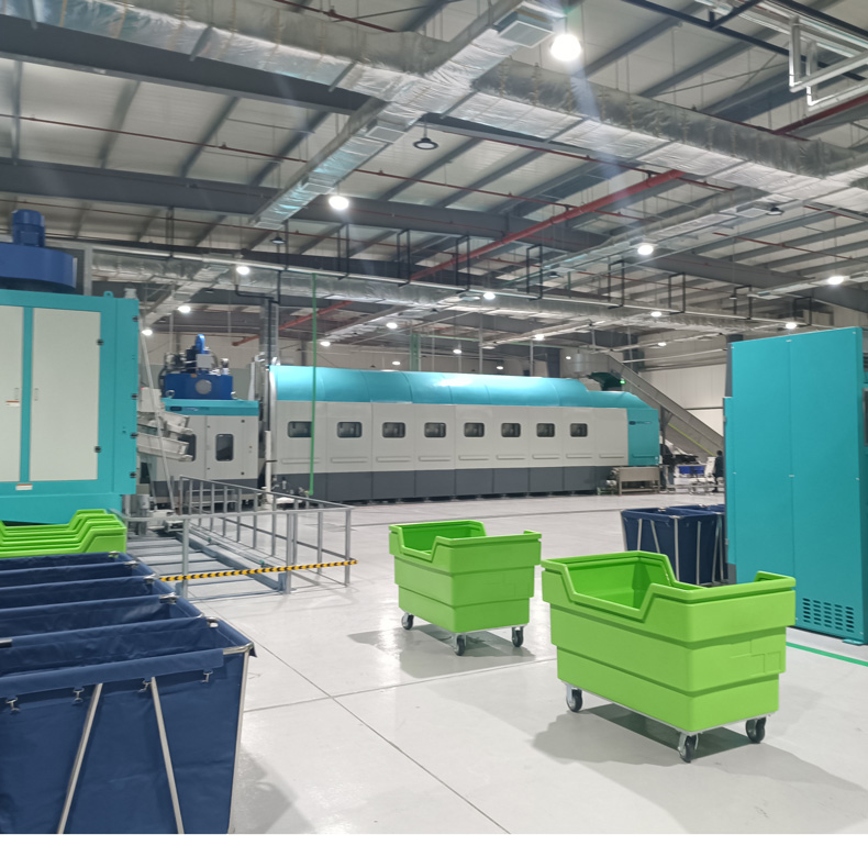 
		豪门国际智能10舱隧道式洗衣机组
		